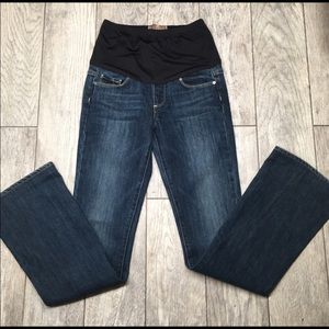 Paige laurel canyon bootcut maternity jeans